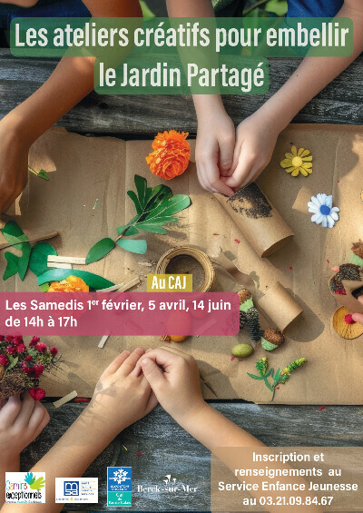 Les ateliers créatifs pour embellir le jardin partagé