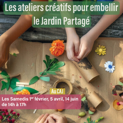 Les ateliers pour embellir le jardin partagé