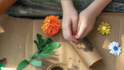 Ateliers créatif pour embellir le jardin partagé