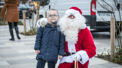 Calèche, poneys et déambulation du Père Noël