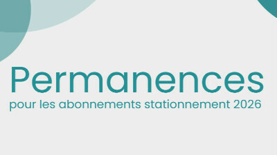 Permanence abonnements stationnement 2026