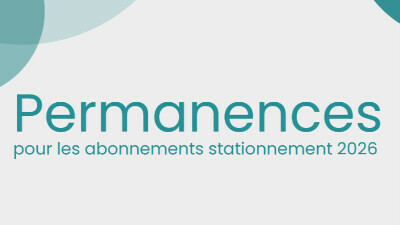 Permanence abonnements stationnement 2026