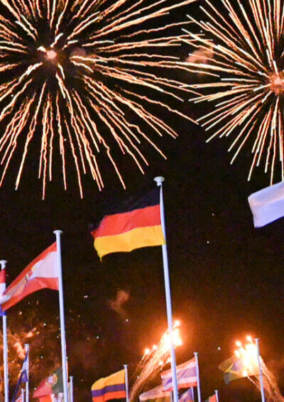 Le spectacle pyrotechnique des 39es Rencontres Internationales de Cerfs-Volants