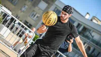 Shows & ateliers : Charly Melloul pro freestyler Basket-Ball