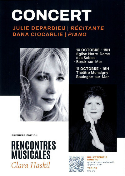 Concert "Les rencontres musicales Clara Haskil"