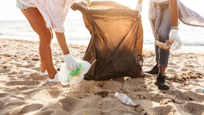 Nettoyage de la plage