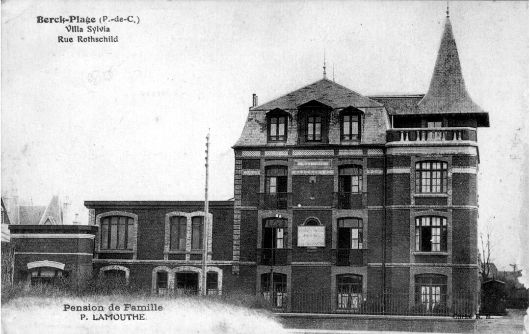 F221	Anonyme, Villa Sylvia, ca. 1900, carte postale, coll. Musée Opale Sud