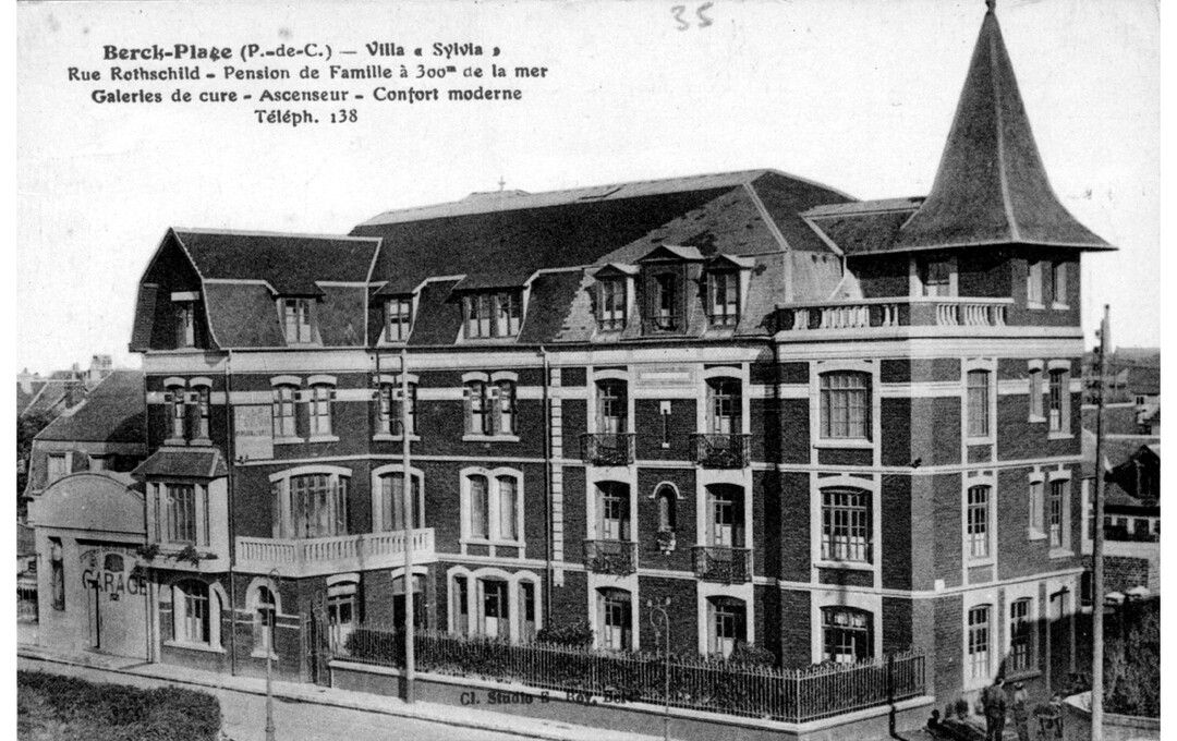 Anonyme, Villa Sylvia, ca. 1900, carte postale, coll. Musée Opale Sud