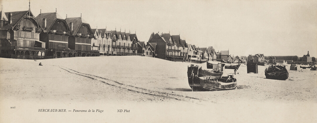 Anonyme, Berck, façade maritime, ca 1900, coll. Musée Opale Sud