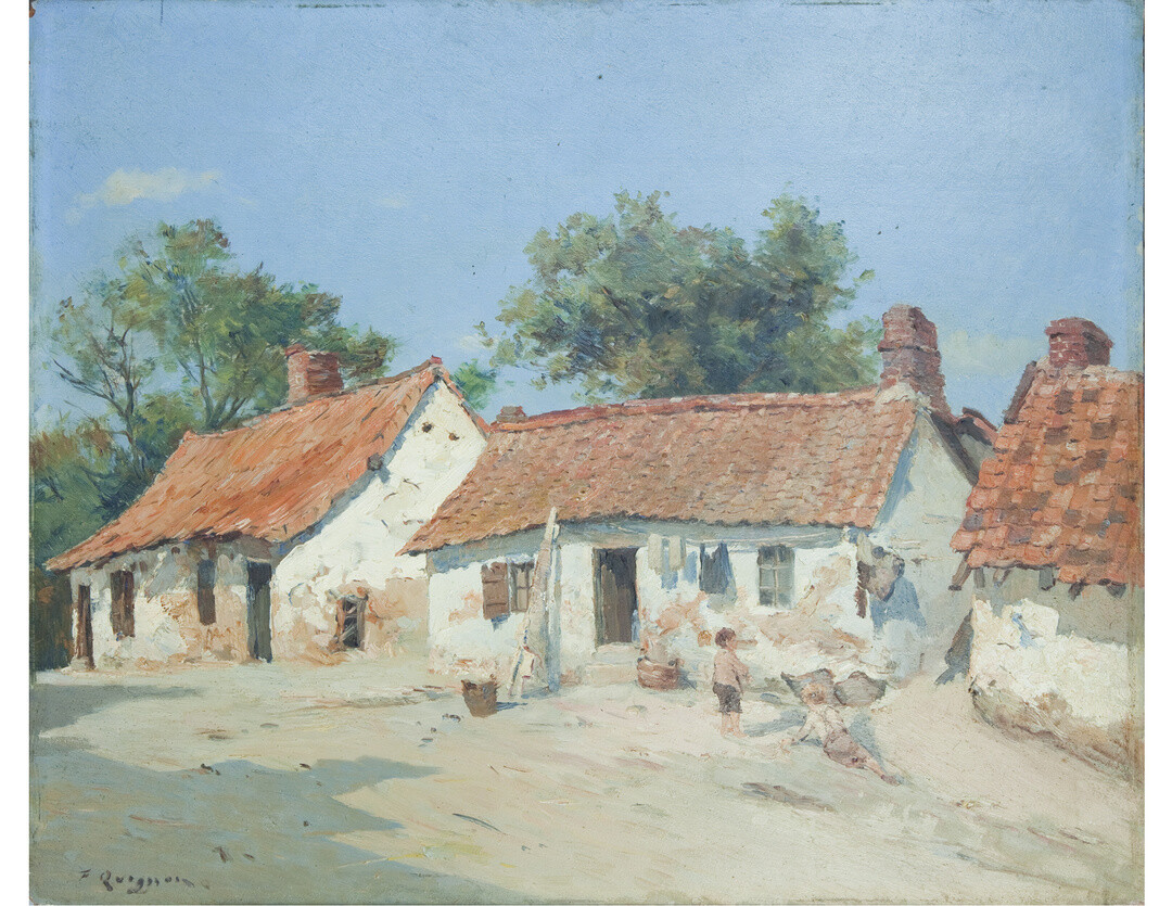 Fernand Quignon, Maison de pêcheur en torchis, coll. Musée Opale Sud, Berck