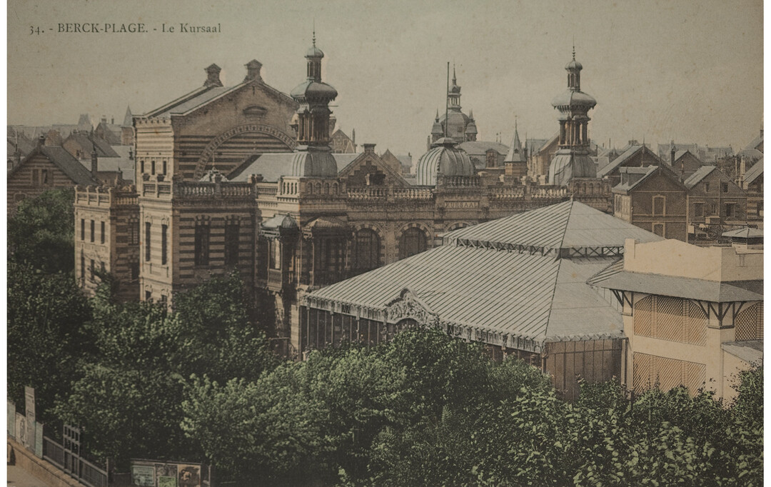 Anonyme, Le Kursaal, ca. 1900, carte postale, coll. Musée Opale Sud