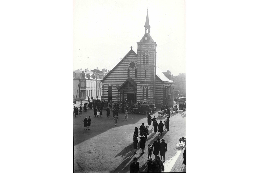 Anonyme, Notre-Dame-des-Sables, photographie n&b, ca. 1930, coll. Archives Municipales, Berck