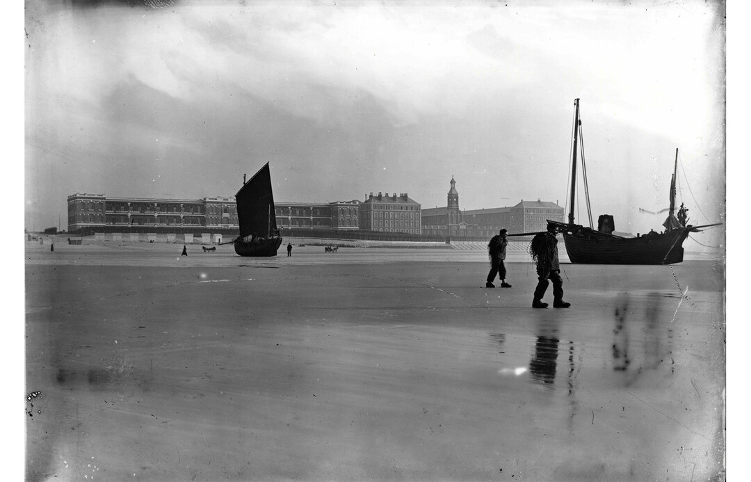 Anonyme, L’Hôpital Maritime, photo n&b, ca. 1910, coll. Archives Municipales, Berck